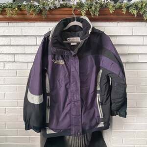 Columbia Challenge Series Women's Vintage Ski Jacket Purple Size Large